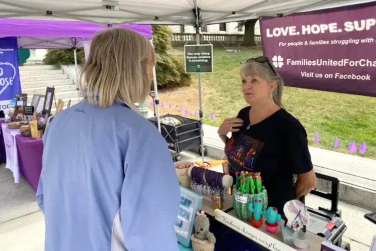Grieving mothers boycott Pennsylvania’s opioid settlement money listening session